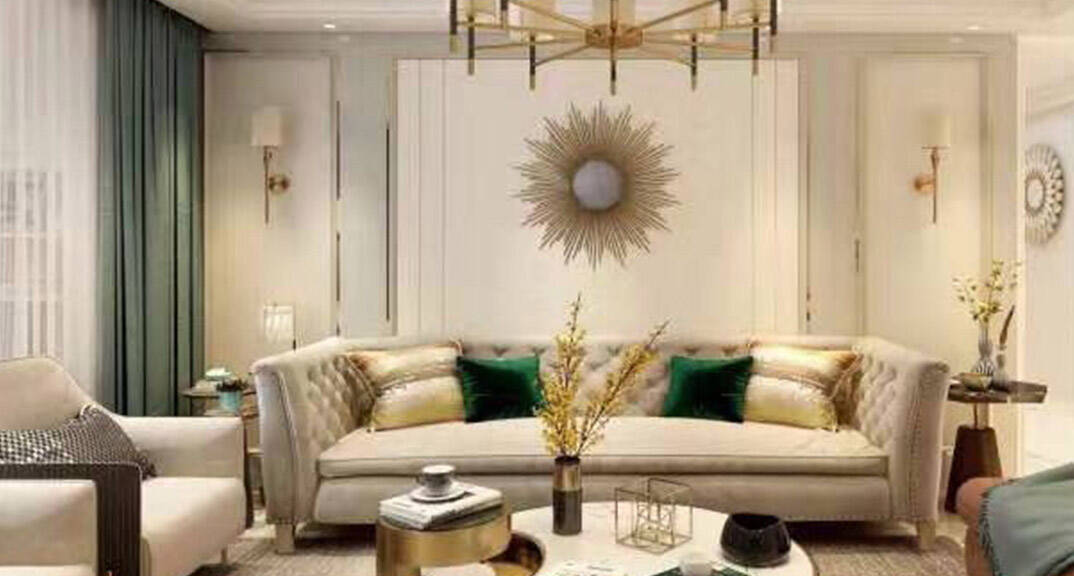 金凤凰铭品116平 三室二厅沙发简约气概月博