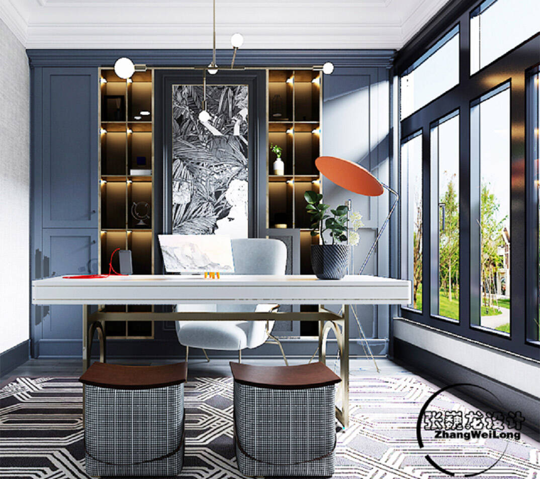 荷塘月色320平别墅轻奢气概月博-餐厅