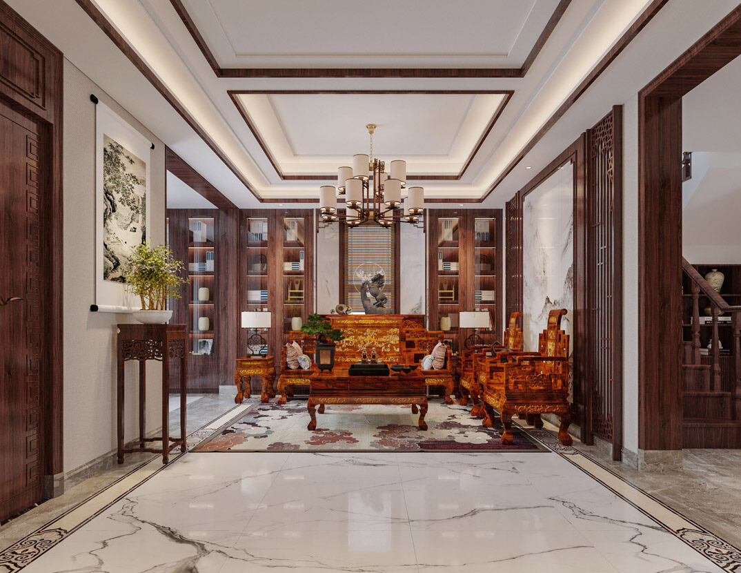 中欧金茂墅220㎡别墅中式气概客厅月博效果图-2.jpg