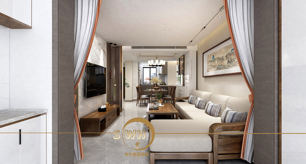 天一仁和珑樾海153㎡别墅上叠客厅现代气概月博研发效果图.jpg