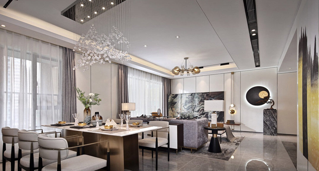 天一仁和珑樾海142㎡别墅中叠餐厅轻奢气概月博研发效果图.jpg