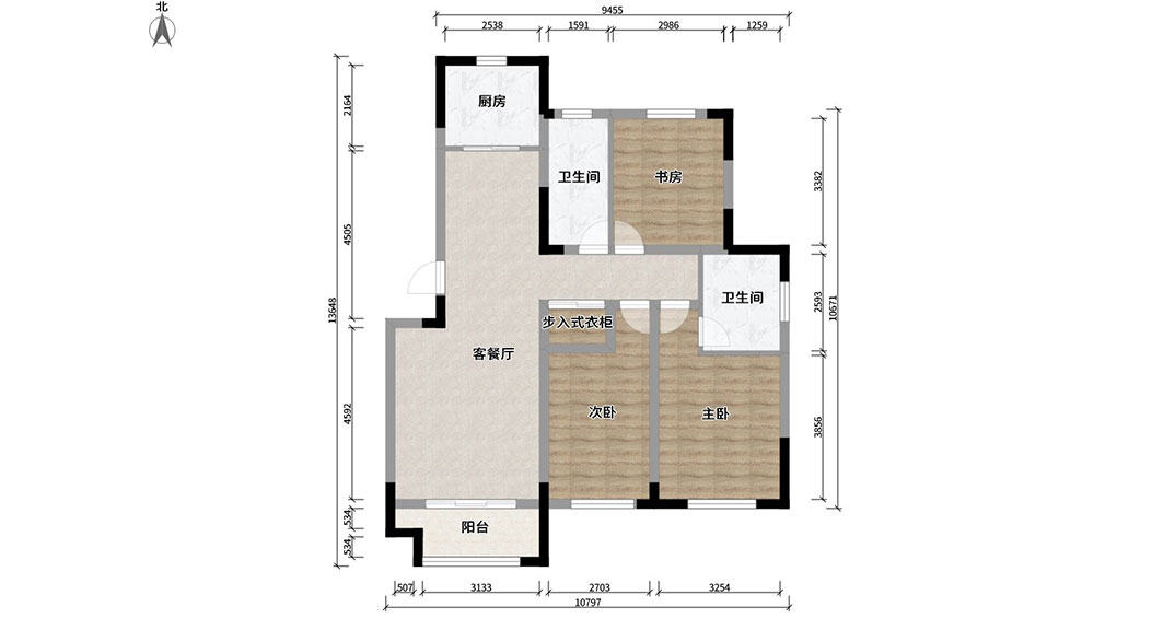 鑫江水清木华,简约气概