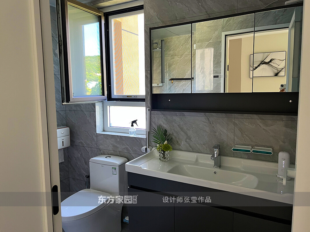 北涧圣水苑95㎡三室一厅卫生间轻奢气概月博实景图-详细.jpg