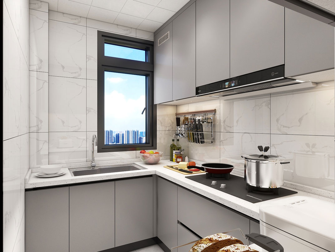 君悦府南区140㎡四室两厅厨房现代气概月博案例效果图-详细1.jpg
