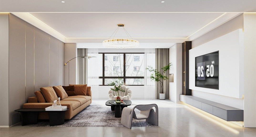 玖熙城160㎡四室两厅客厅现代简约气概月博案例效果图.jpg